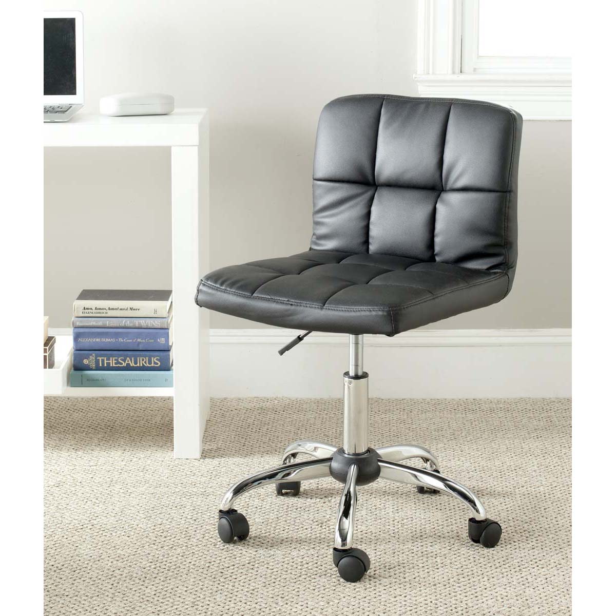 Safavieh Brunner Desk Chair , FOX8510 - Black
