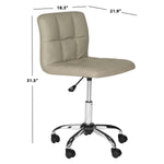 Safavieh Brunner Desk Chair , FOX8510 - Grey