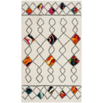 Safavieh Fiesta Shag 361 Rug, FSG361 - Cream / Multi