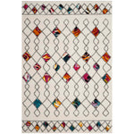 Safavieh Fiesta Shag 361 Rug, FSG361 - Cream / Multi