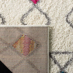 Safavieh Fiesta Shag 361 Rug, FSG361 - Cream / Multi