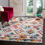 Safavieh Fiesta Shag 365 Rug, FSG365 - Cream / Multi