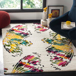 Safavieh Fiesta Shag 368 Rug, FSG368 - Cream / Multi