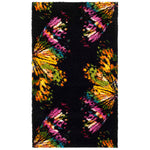 Safavieh Fiesta Shag 368 Rug, FSG368 - Black / Yellow