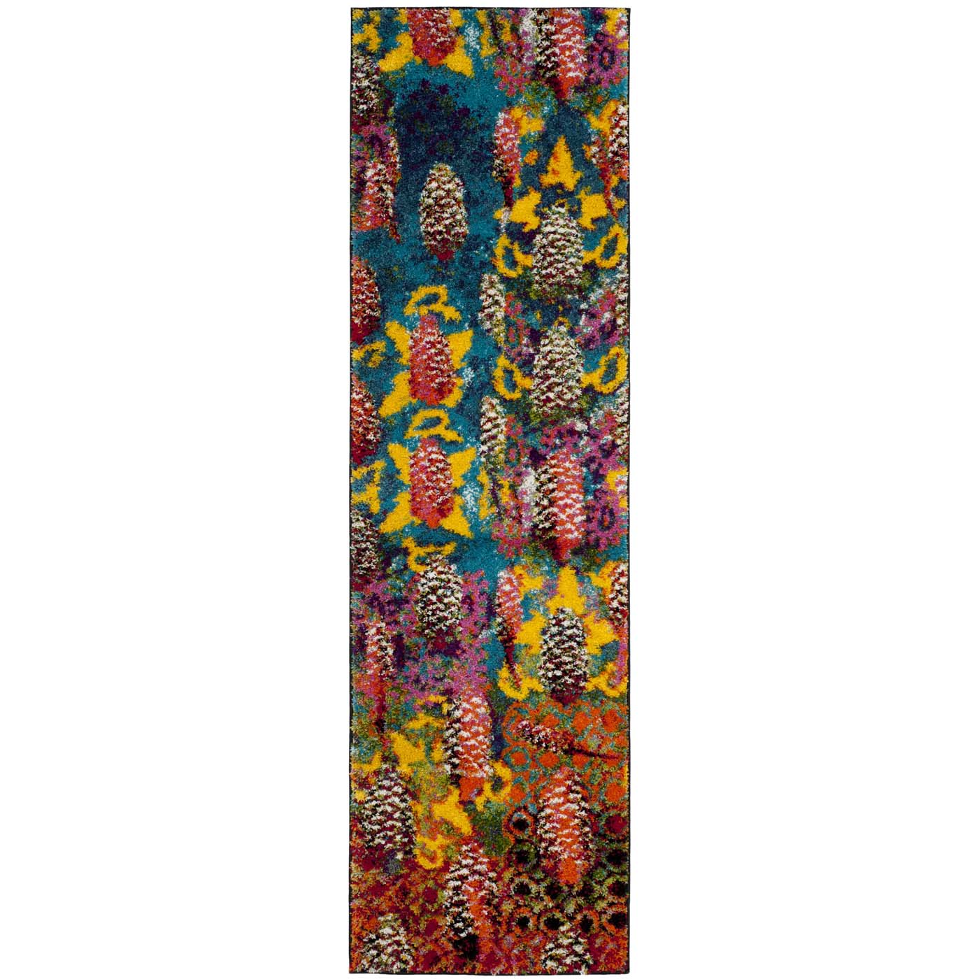 Safavieh Fiesta Shag 369 Rug, FSG369 - Turquoise / Multi