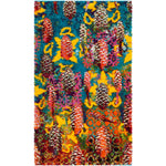 Safavieh Fiesta Shag 369 Rug, FSG369 - Turquoise / Multi