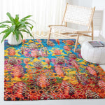 Safavieh Fiesta Shag 369 Rug, FSG369 - Turquoise / Multi