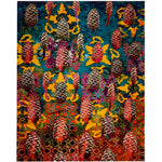 Safavieh Fiesta Shag 369 Rug, FSG369 - Turquoise / Multi