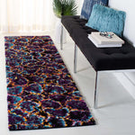 Safavieh Fiesta Shag 371 Rug, FSG371 - Turquoise / Multi