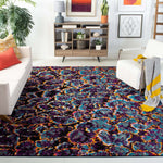 Safavieh Fiesta Shag 371 Rug, FSG371 - Turquoise / Multi