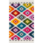 Safavieh Fiesta Shag 374 Rug, FSG374 - Cream / Multi
