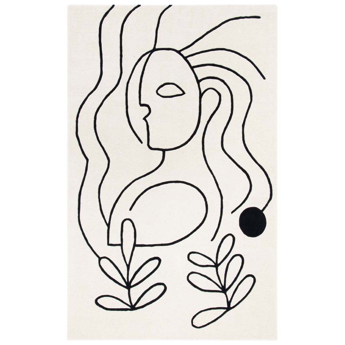 Safavieh Fifth Avenue 111 Rug, FTV111 - Ivory / Black