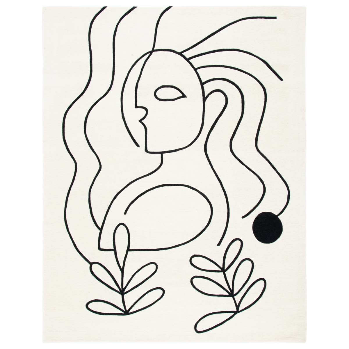 Safavieh Fifth Avenue 111 Rug, FTV111 - Ivory / Black