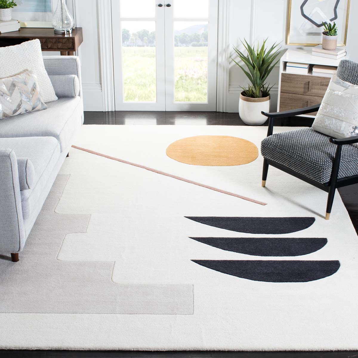 Safavieh Fifth Avenue 115 Rug, FTV115 - Ivory / Brown