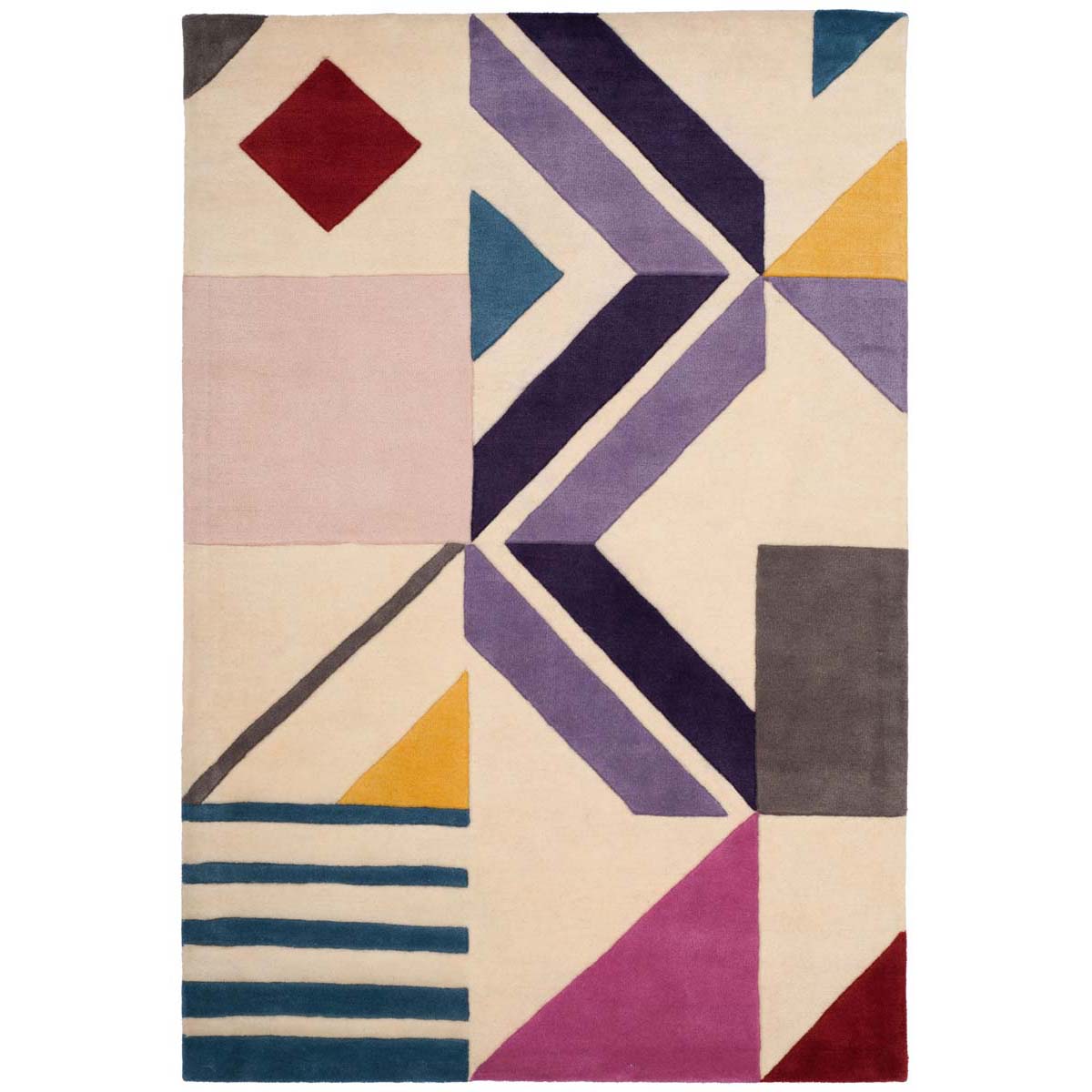 Safavieh Fifth Avenue 116 Rug, FTV116 - Ivory / Purple