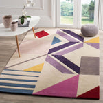 Safavieh Fifth Avenue 116 Rug, FTV116 - Ivory / Purple