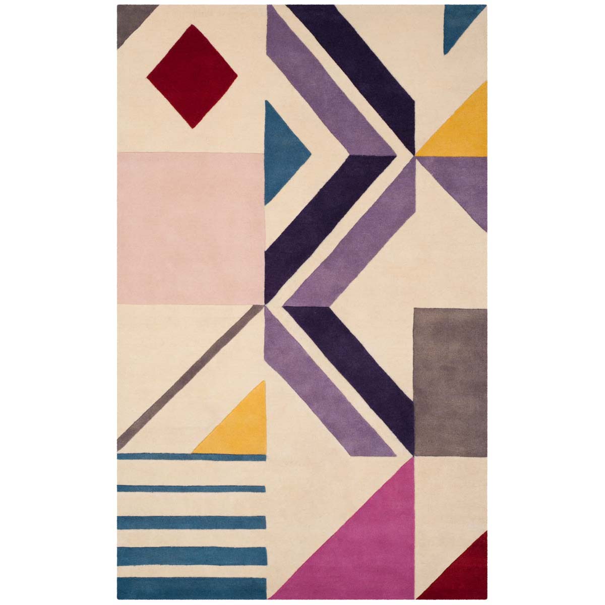 Safavieh Fifth Avenue 116 Rug, FTV116 - Ivory / Purple