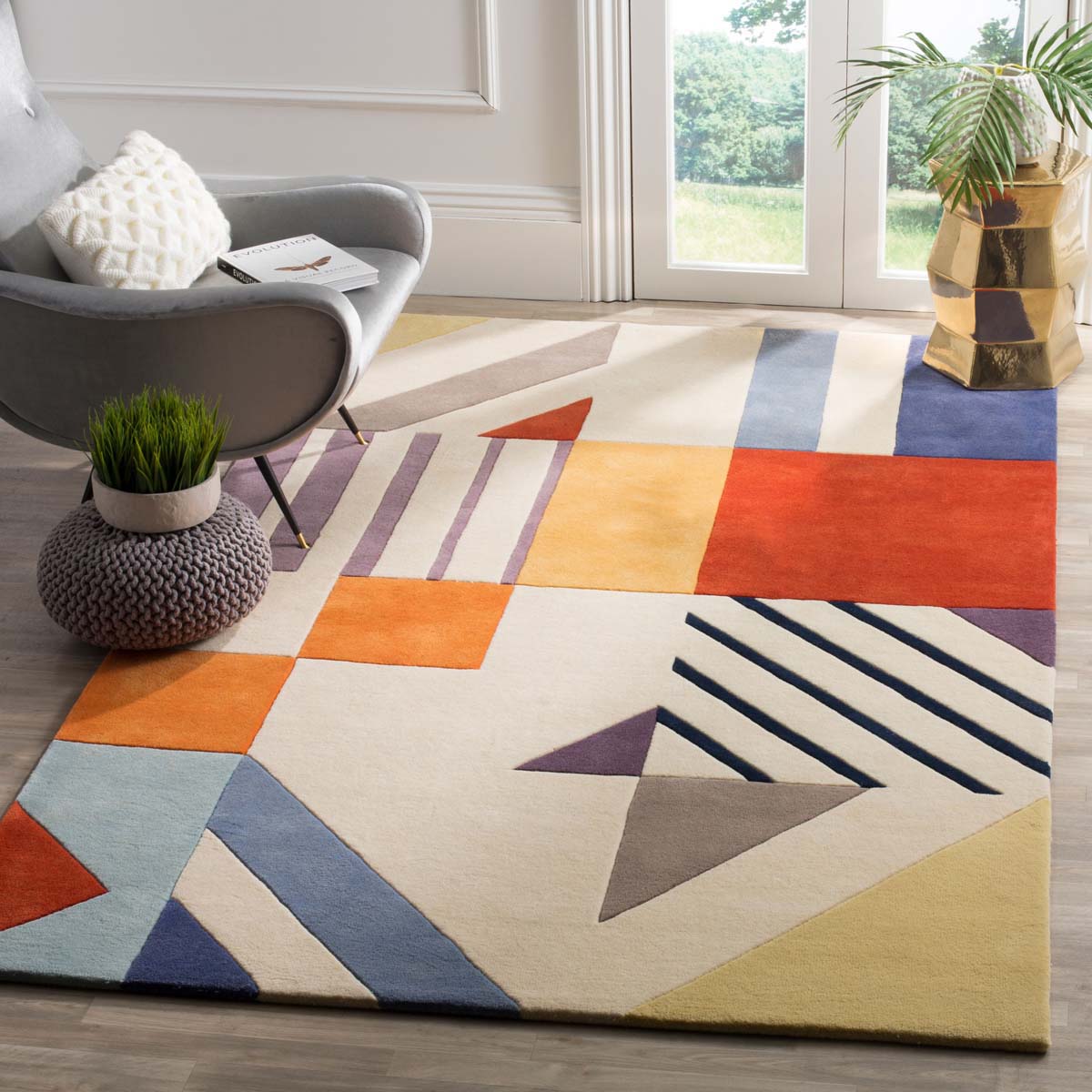 Safavieh Fifth Avenue 120 Rug, FTV120 - Ivory / Multi