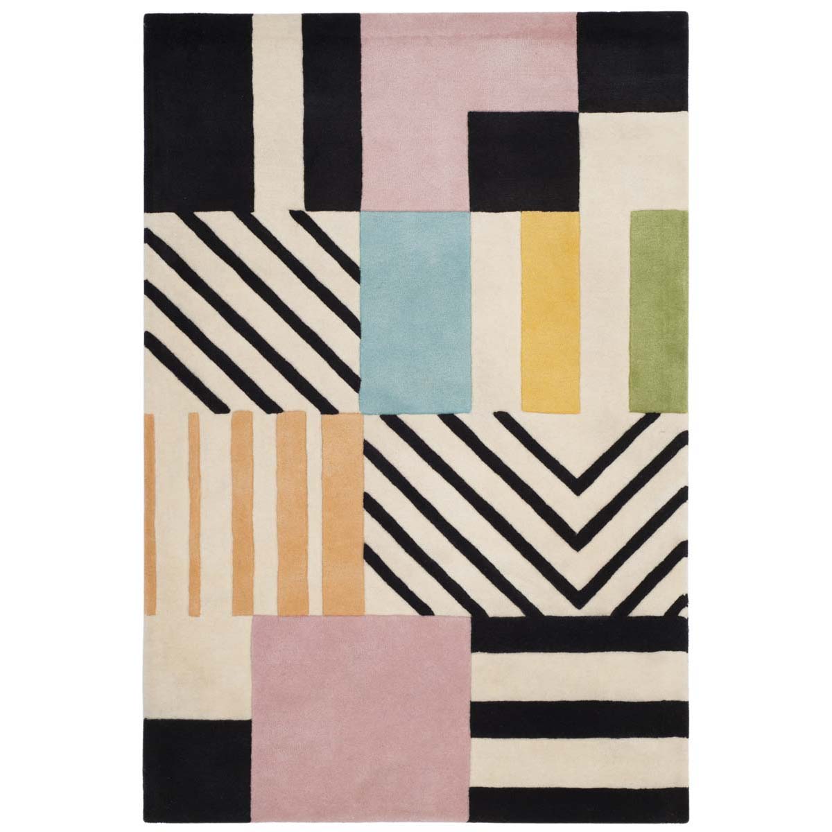 Safavieh Fifth Avenue 122 Rug, FTV122 - Ivory / Black