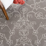 Safavieh Fifth Avenue 135 Rug, FTV135 - Dark Grey / Ivory