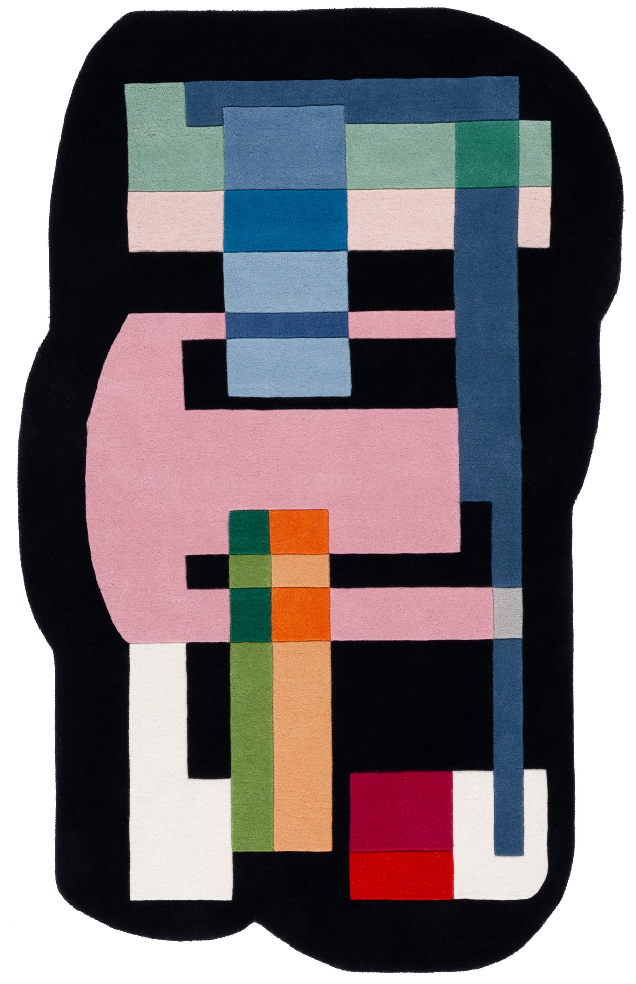 Safavieh Fifth Avenue 147 Rug, FTV147 - Black / Pink