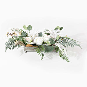 Safavieh Faux 10 Rose & Fern Potted Arrangement , FXP1013