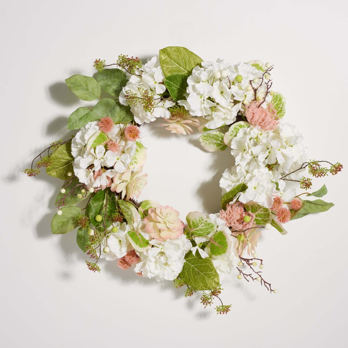 Safavieh Faux 28 Hydrangea & Magnolia Wreath , FXP1031