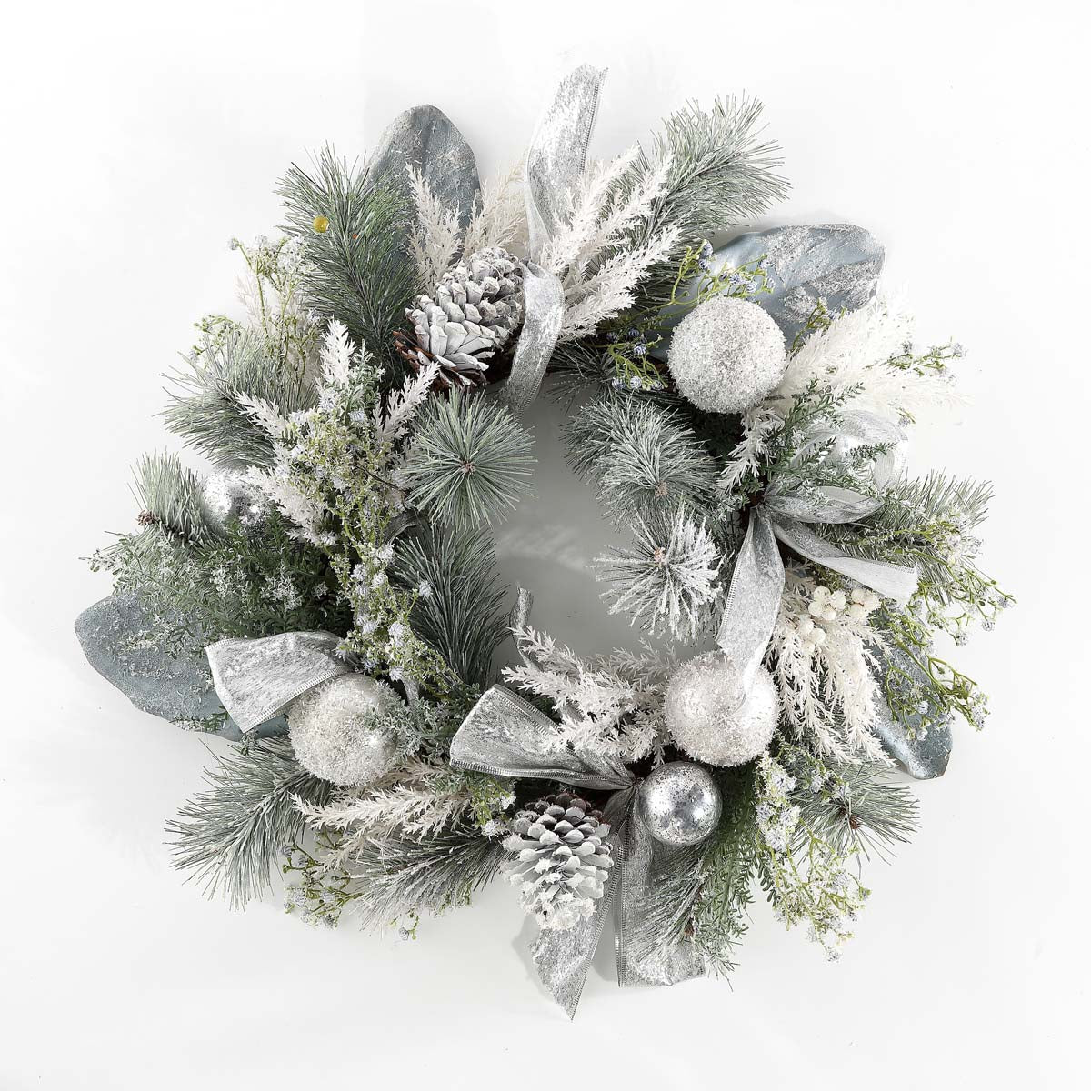 Safavieh Faux 26 Frosted Pine Wreath , FXP1077