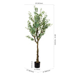 Safavieh Faux Eucalyptus 60 Potted Tree , FXP2001 - Green