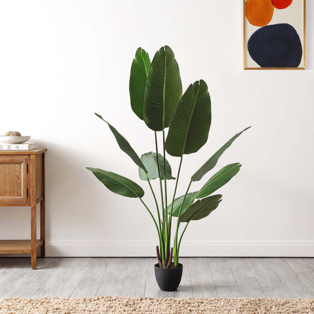 Safavieh Faux Banana 63 Potted Leaves , FXP2008 - Green