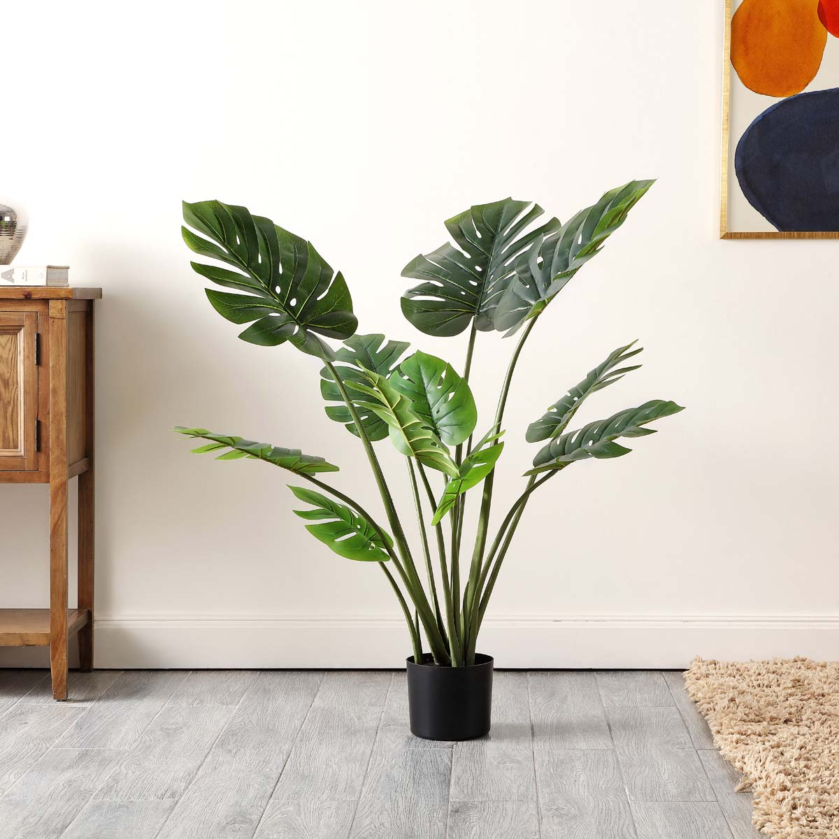 Safavieh Faux Monstera 43 Potted Tree , FXP2010 - Green