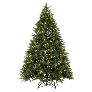 Safavieh 7.5 Ft Pre-Lit Artificial Christmas Tree, FXP2015