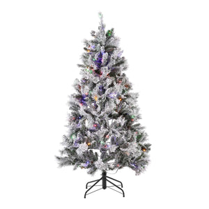 Safavieh 5.5 Ft Pre-Lit Artificial Christmas Tree, FXP2019