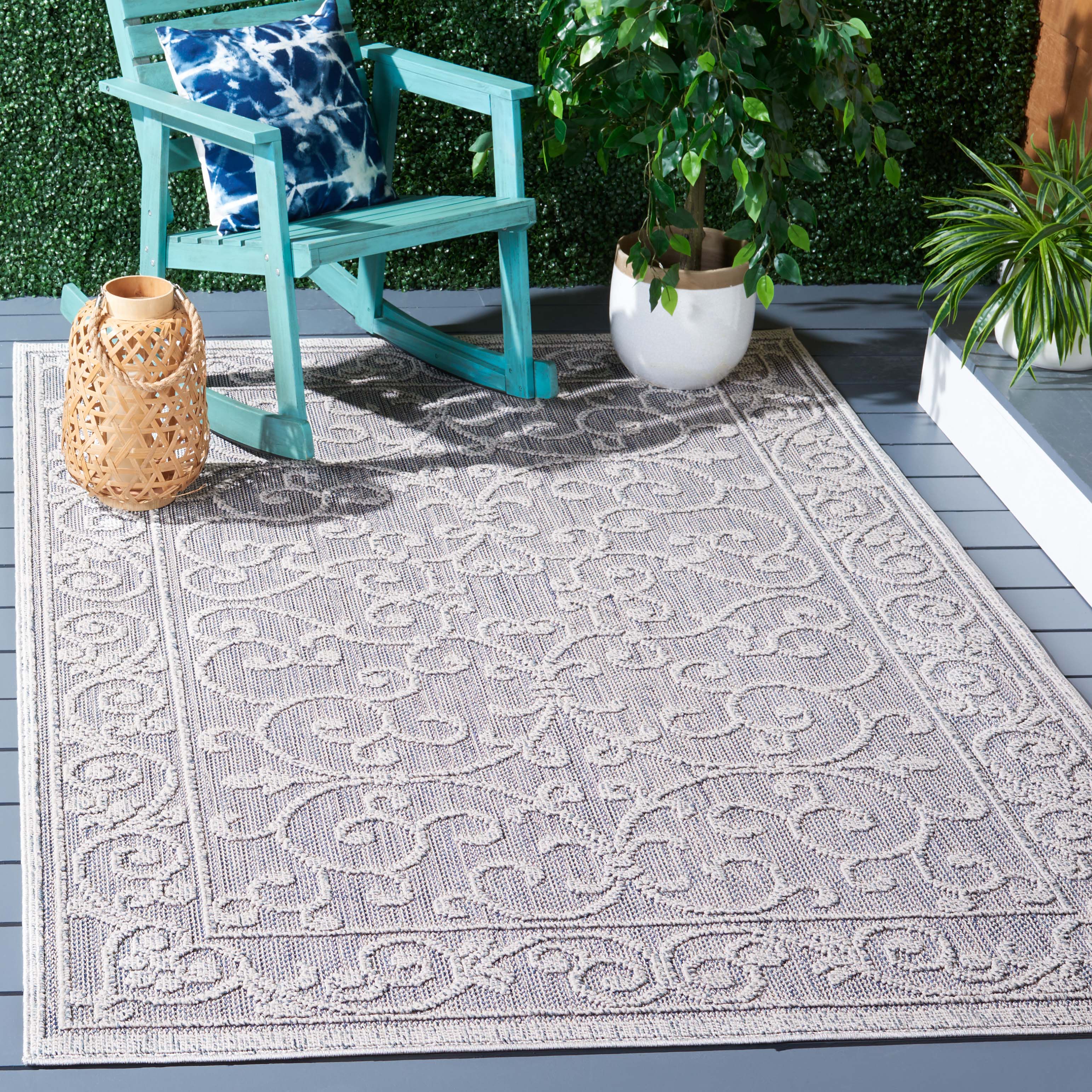 Safavieh Global 204 Rug, GLB204 - Blue / Grey