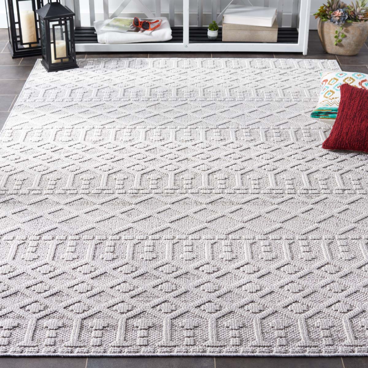 Safavieh Global 402 Rug, GLB402 - Grey / Ivory