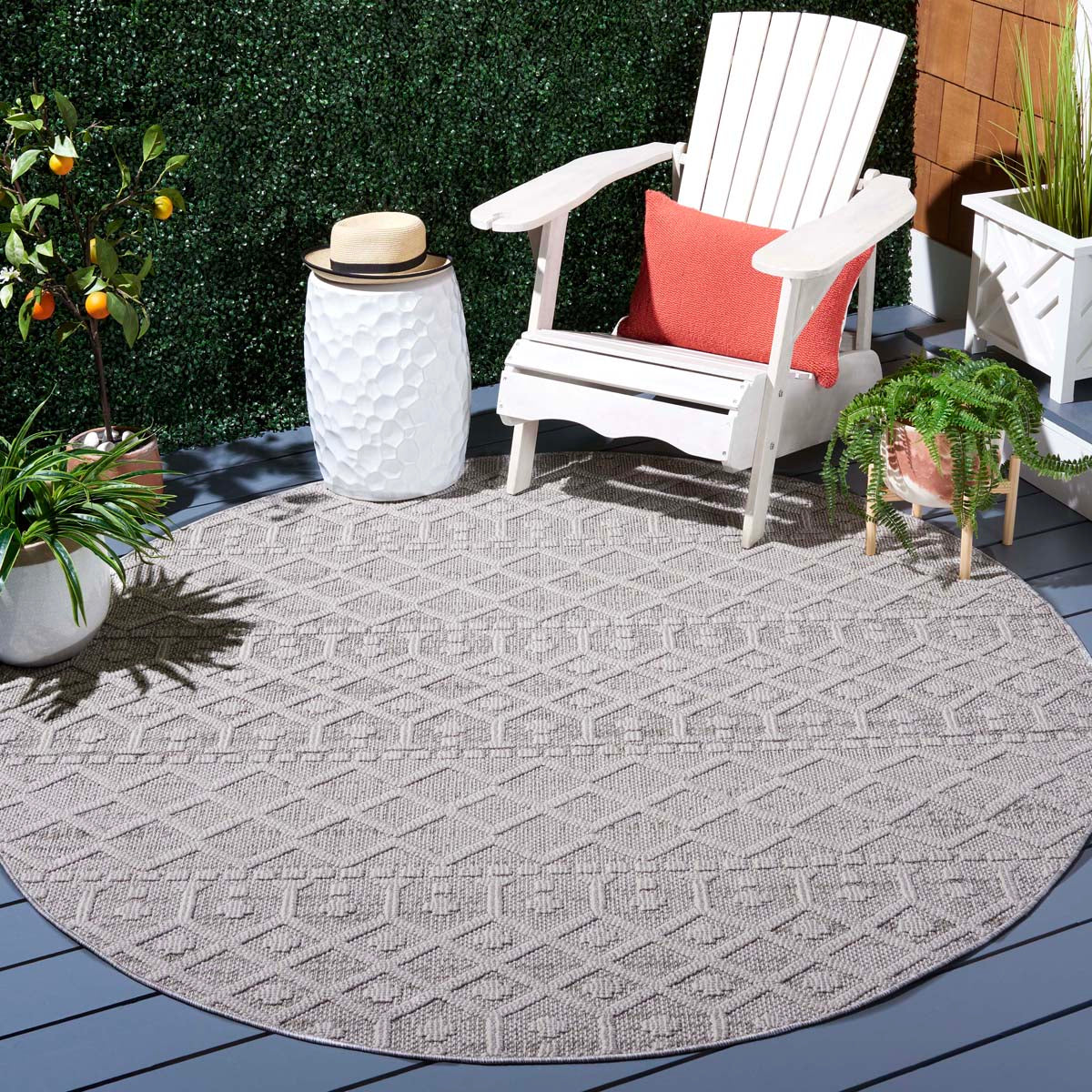 Safavieh Global 402 Rug, GLB402 - Grey / Ivory