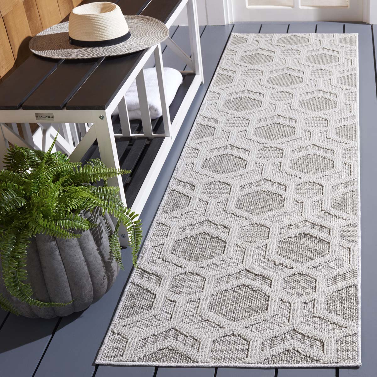 Safavieh Global 406 Rug, GLB406 - Grey / Ivory