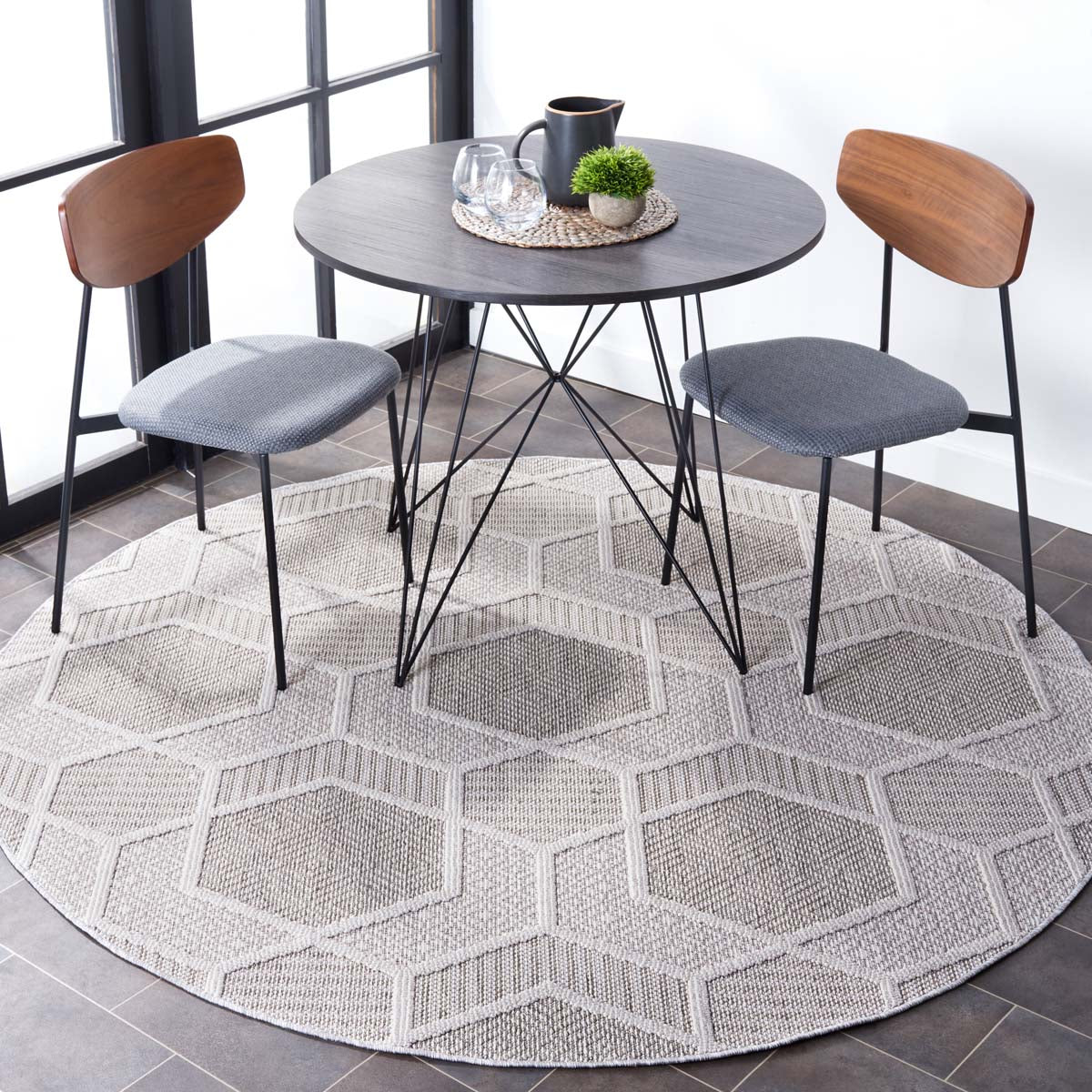 Safavieh Global 406 Rug, GLB406 - Grey / Ivory