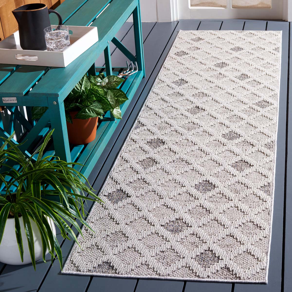 Safavieh Global 408 Rug, GLB408 - Grey / Ivory