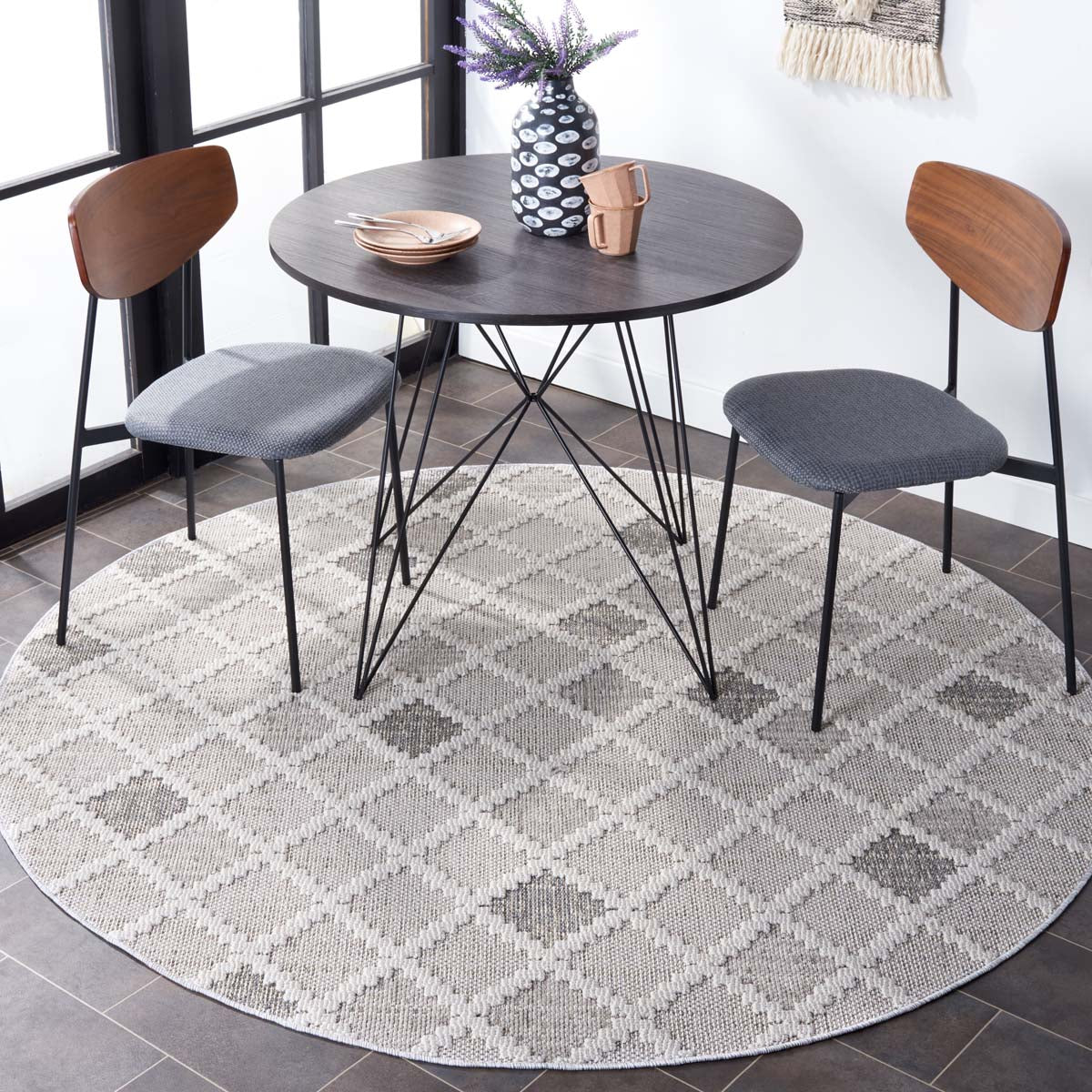 Safavieh Global 408 Rug, GLB408 - Grey / Ivory
