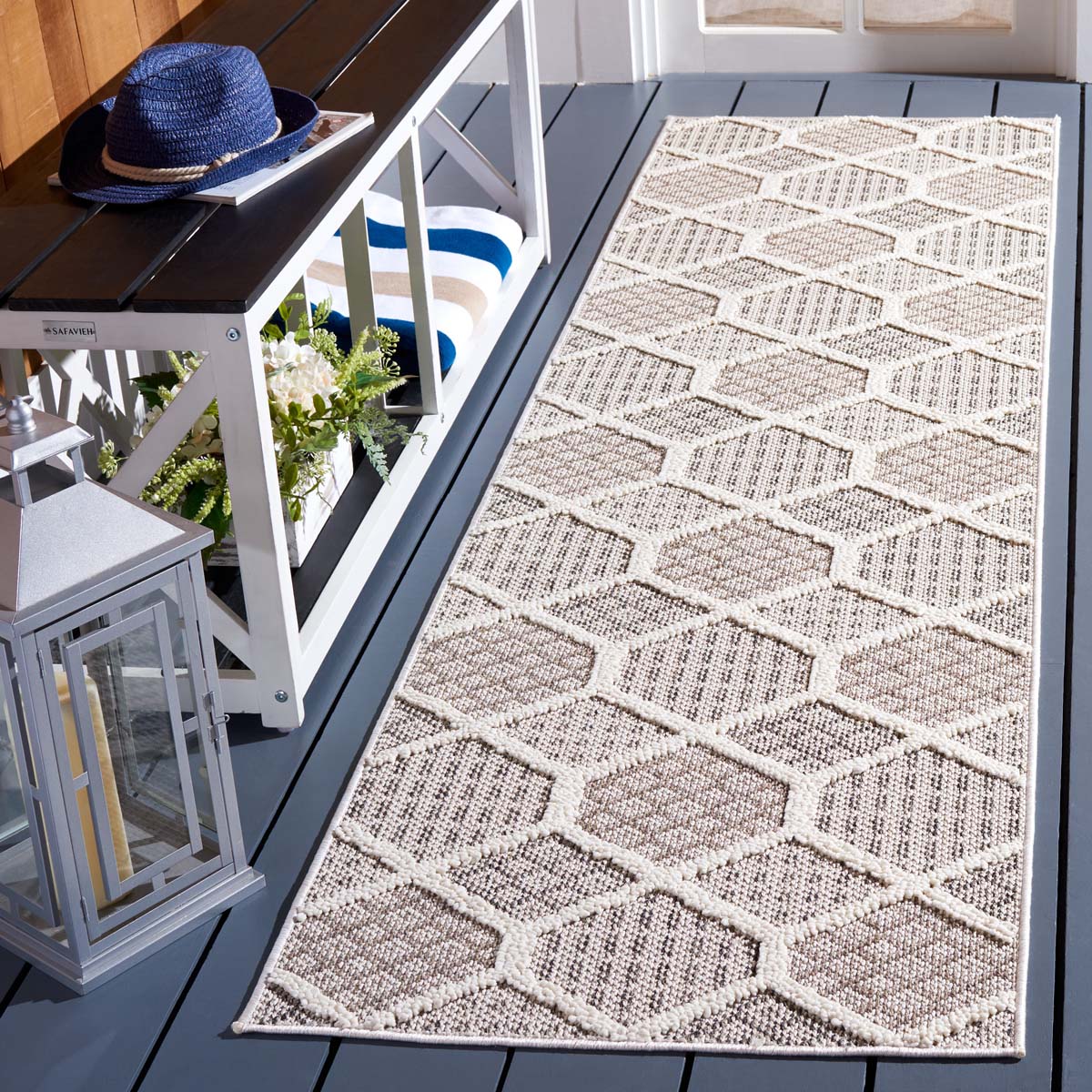 Safavieh Global 414 Rug, GLB414 - Grey / Ivory