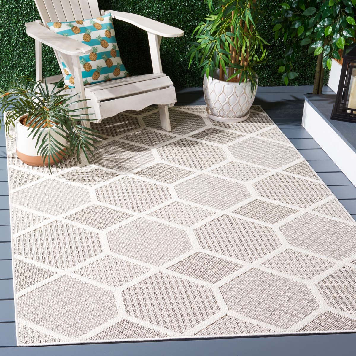 Safavieh Global 414 Rug, GLB414 - Grey / Ivory