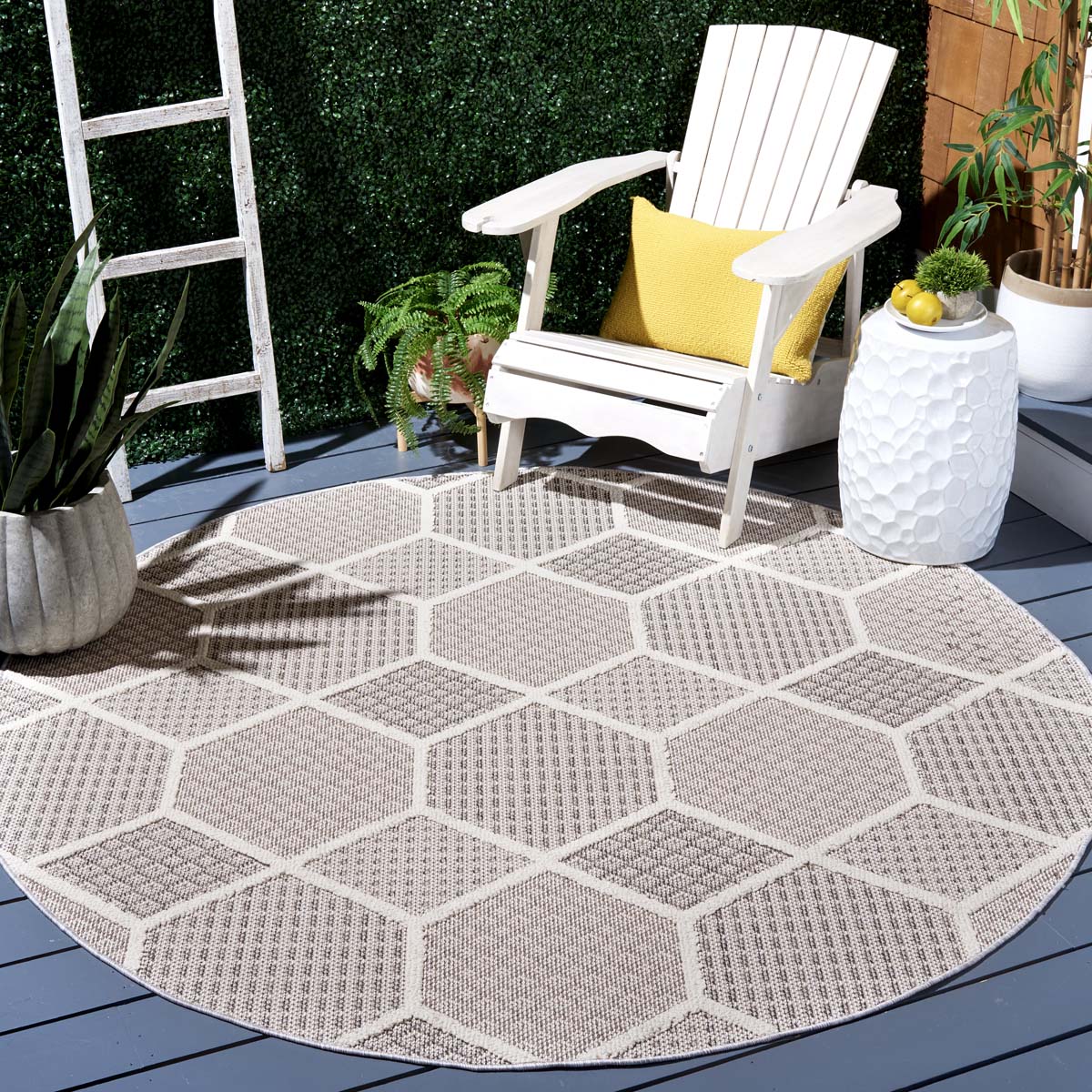 Safavieh Global 414 Rug, GLB414 - Grey / Ivory