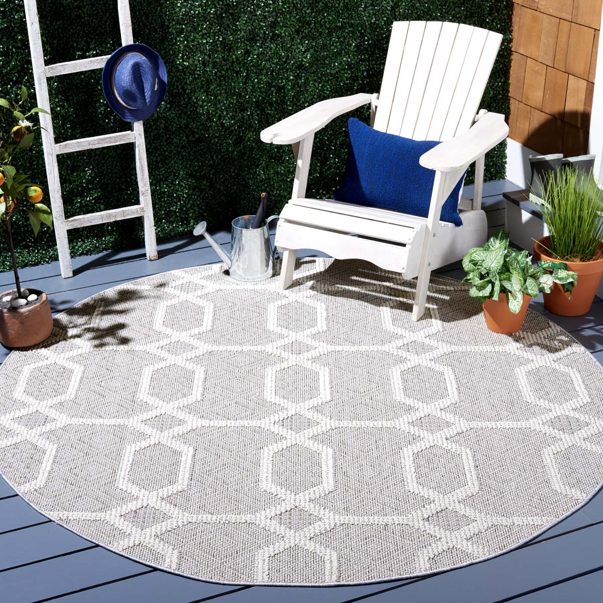 Safavieh Global 416 Rug, GLB416 - Grey / Ivory