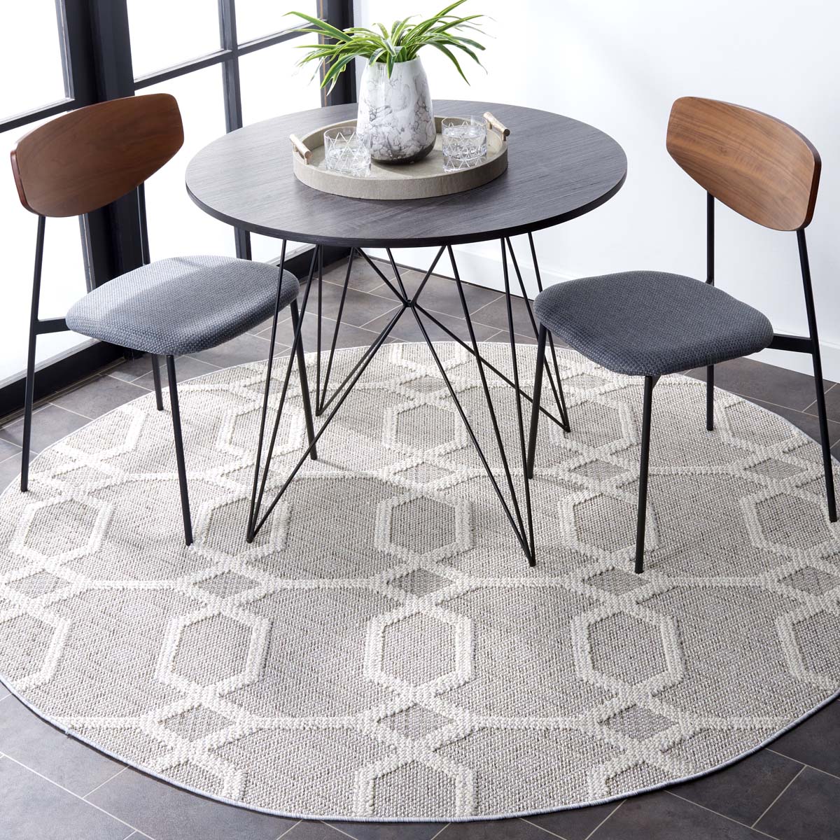 Safavieh Global 416 Rug, GLB416 - Grey / Ivory