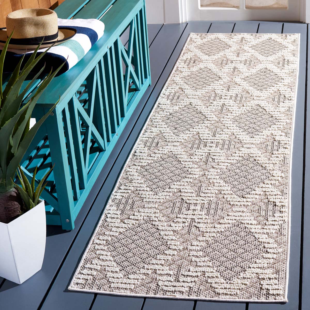 Safavieh Global 420 Rug, GLB420 - Grey / Ivory