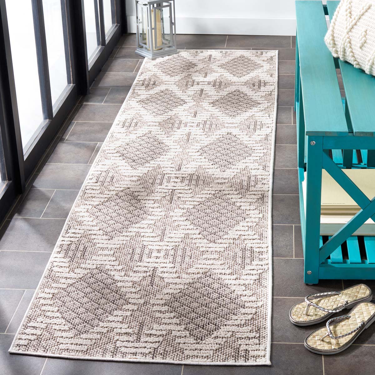 Safavieh Global 420 Rug, GLB420 - Grey / Ivory