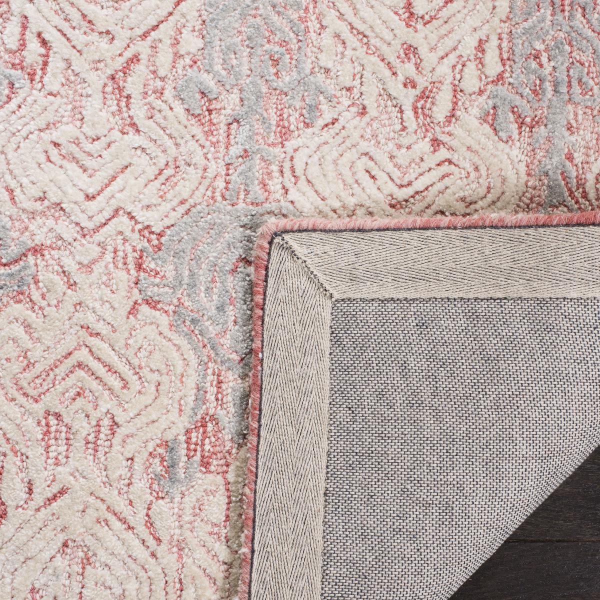 Safavieh Glamour 536 Rug, GLM536 - Light Pink / Ivory