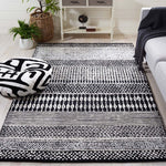 Safavieh Glamour 538 Rug, GLM538 - Black / Ivory