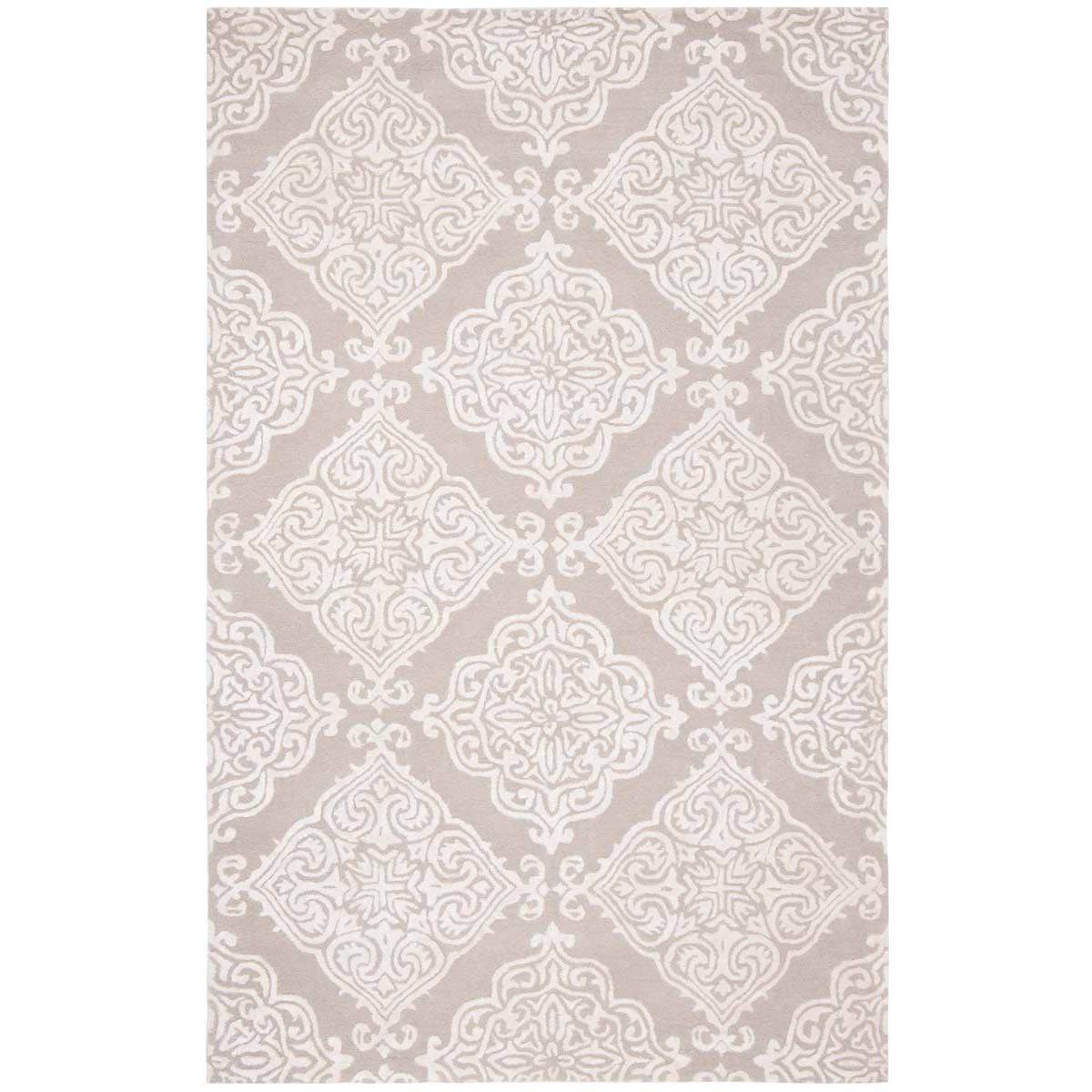 Safavieh Glamour 558 Rug, GLM558 - Silver / Ivory